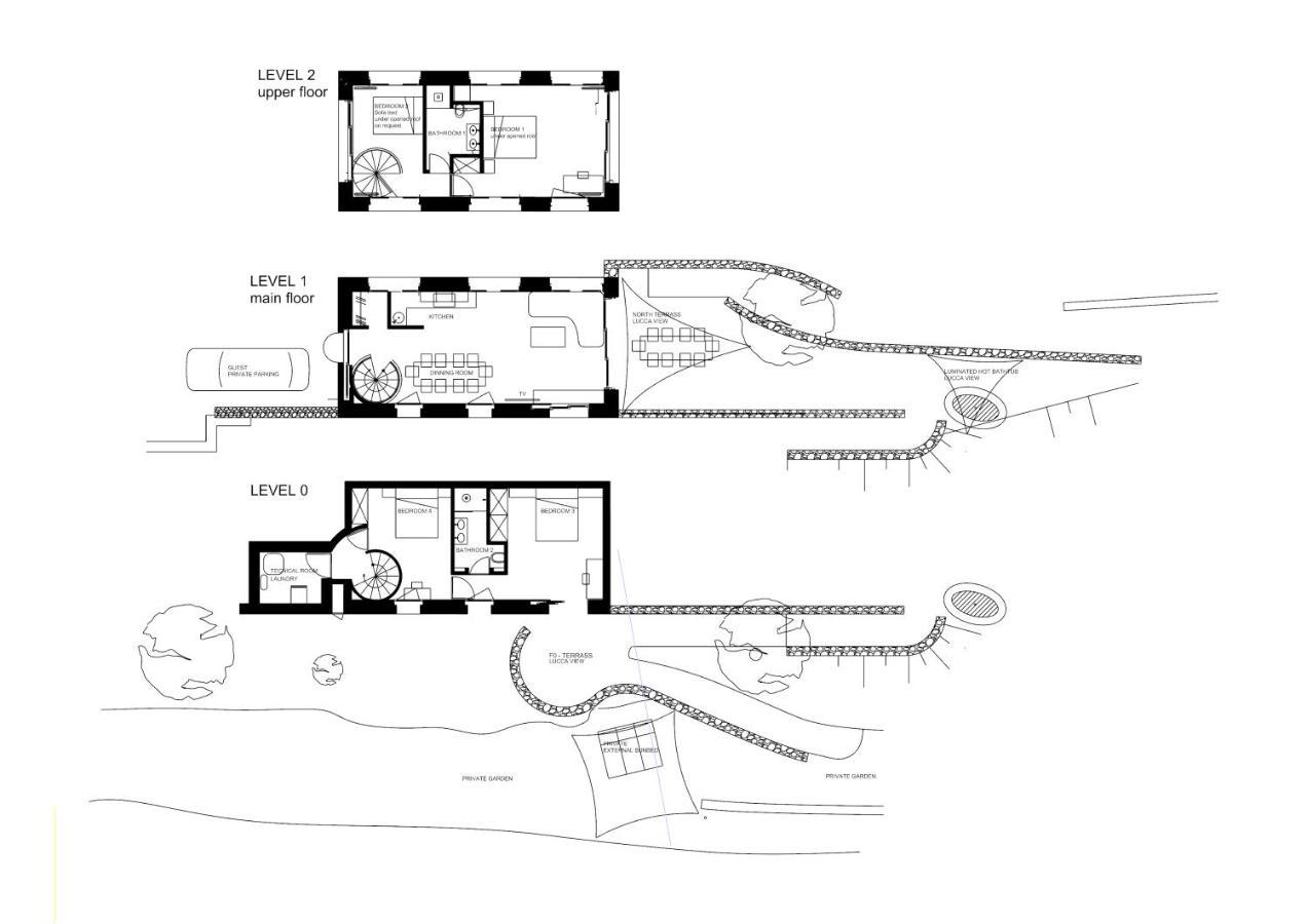 Villetta Farfallina "The Unique Property In The World With An Openable Roof" لوكا المظهر الخارجي الصورة